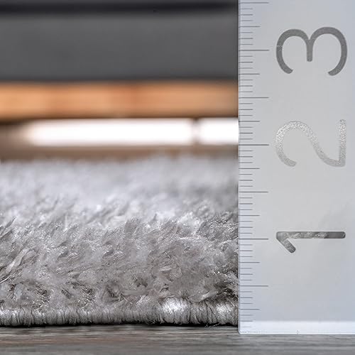 Miniatura 2 de Alfombra suave y afelpada para guardería, sólida, para niños., Sintético, rosado bebé