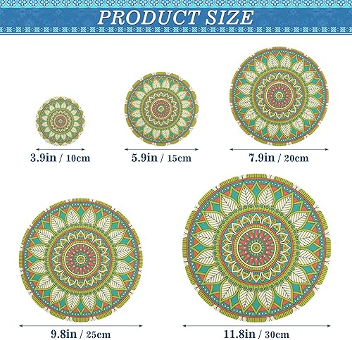 Miniatura 4 de Fundas reutilizables de tela para tazones de 5 tamaños, fundas elásticas para almacenamiento de alimentos, tapas elásticas para recipientes de