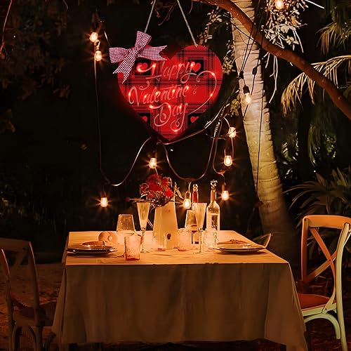 Miniatura 3 de Letrero decorativo para puerta del día de San Valentín para el hogar decoración para colgar en la pared de la puerta delantera de San Valentín