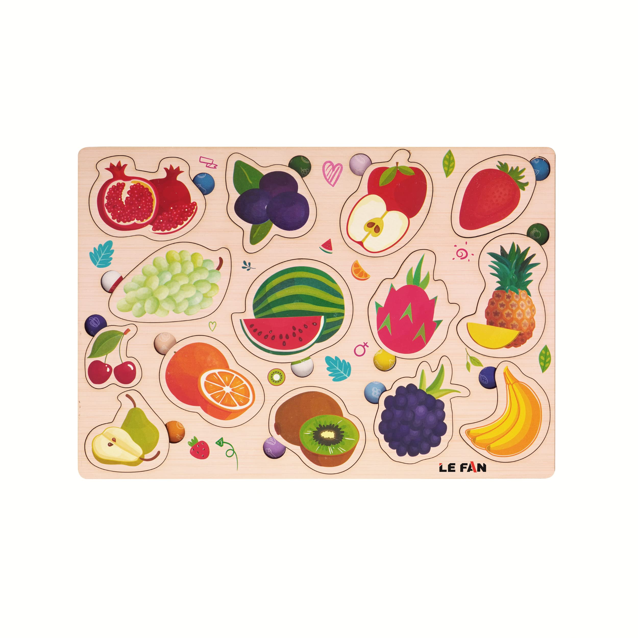 XH TOYS Delightful Fruits Puzzle Wooden Set for Kids-Engaging Educational 2 3 4 5 6 Year Old Boys Girls Toy to Ignite Creativity and Cognitive Skills Wooden Peg (B0CMTJSVNW) Amazon Price History, Amazon Price Tracker