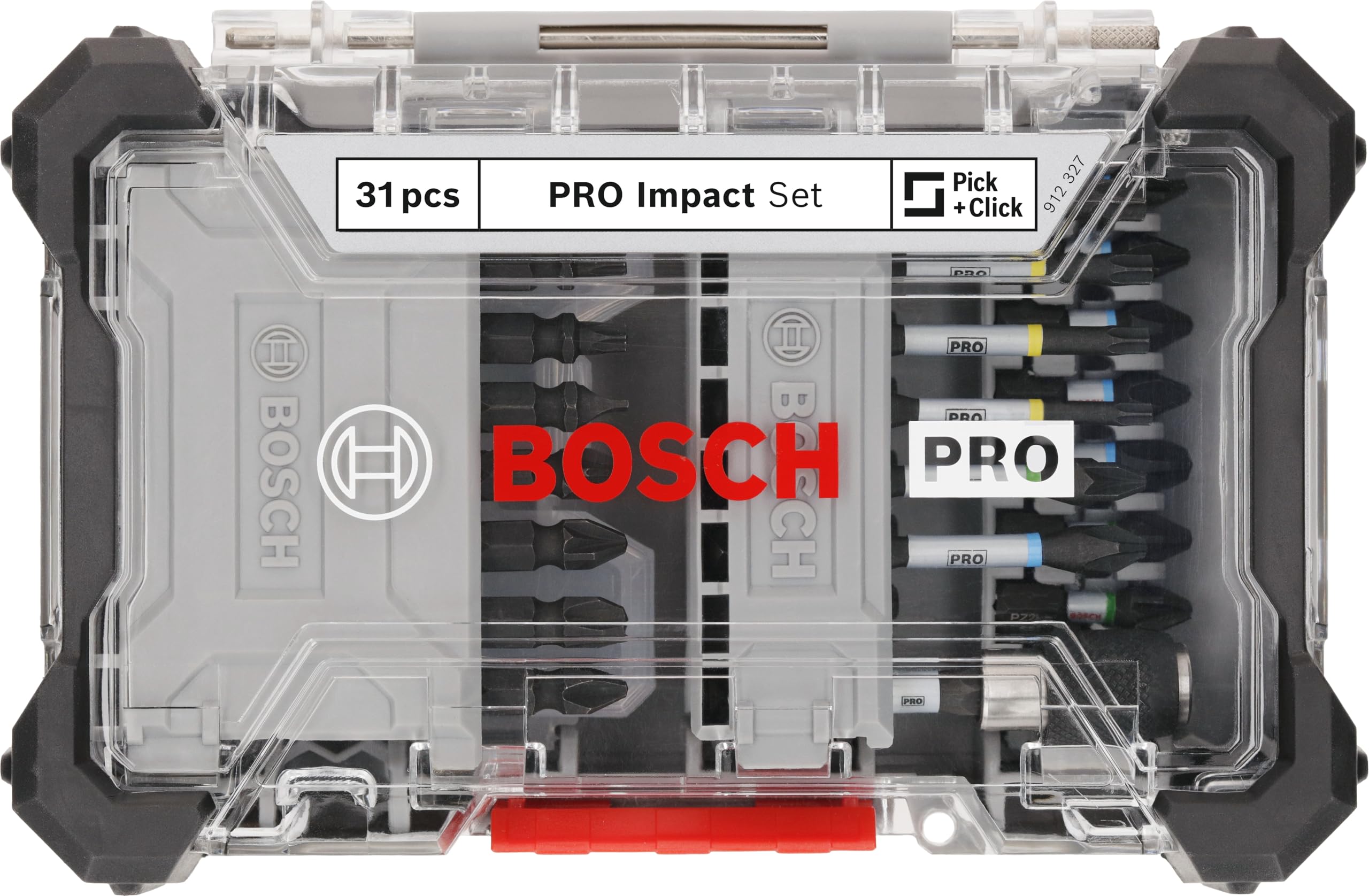Bosch 31x PRO Impact Set, 31 piezas (200 x 107 mm, Professional Accesorio atornillador, atornillador)