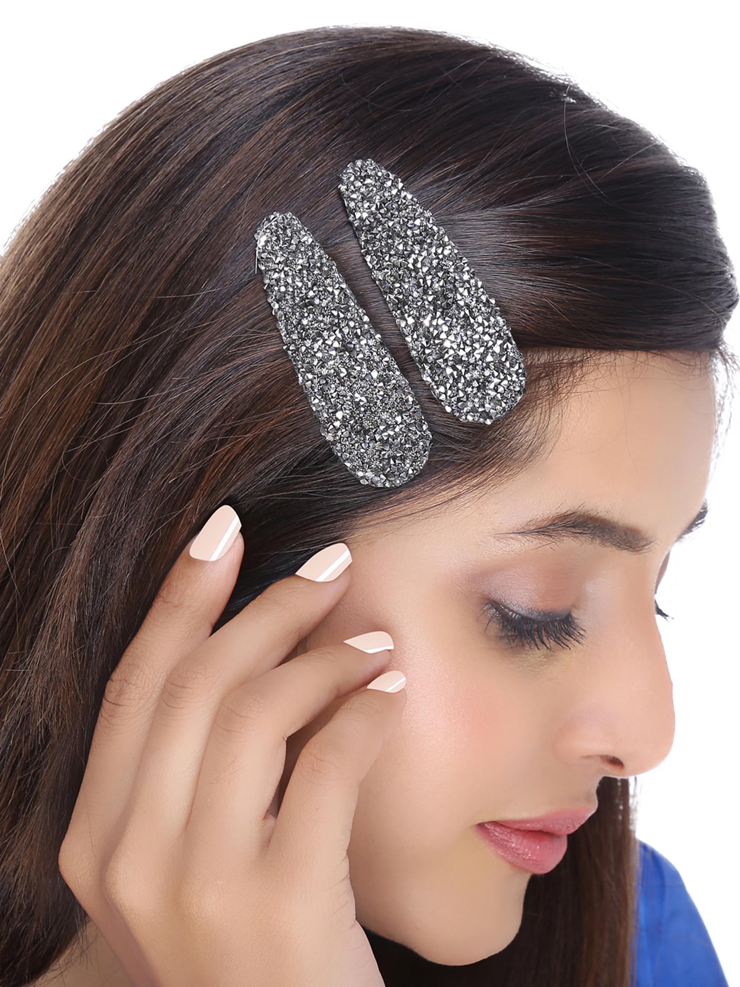 6pc Mixed Design Snap Hair Clips for Accessories