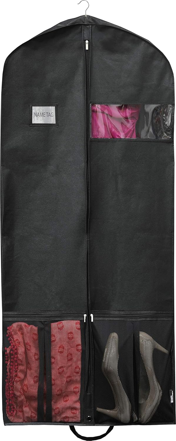 SimpleHouseware 60Inch Heavy Duty Garment Bag w/Pocket for Suits