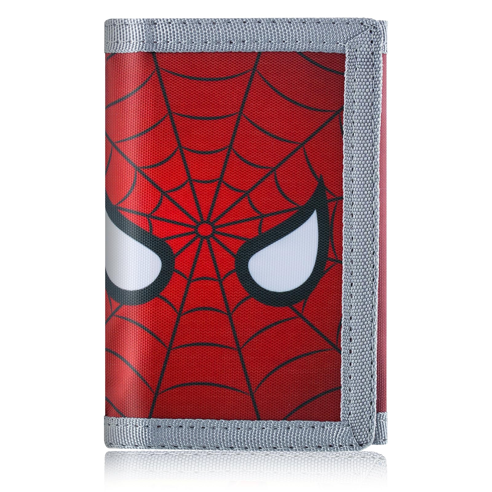 XIGGA Novelty Wallet Canvas Kids Trifold with Zippered Coin Pocket&Card Holders for Outdoor Sports Boys Girls Ages 4-18 Festivals Birthday Gifts