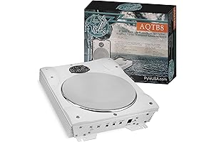 Lanzar 8'' Marine Subwoofer Box – 1000W Waterproof Slim Amplified Woofer