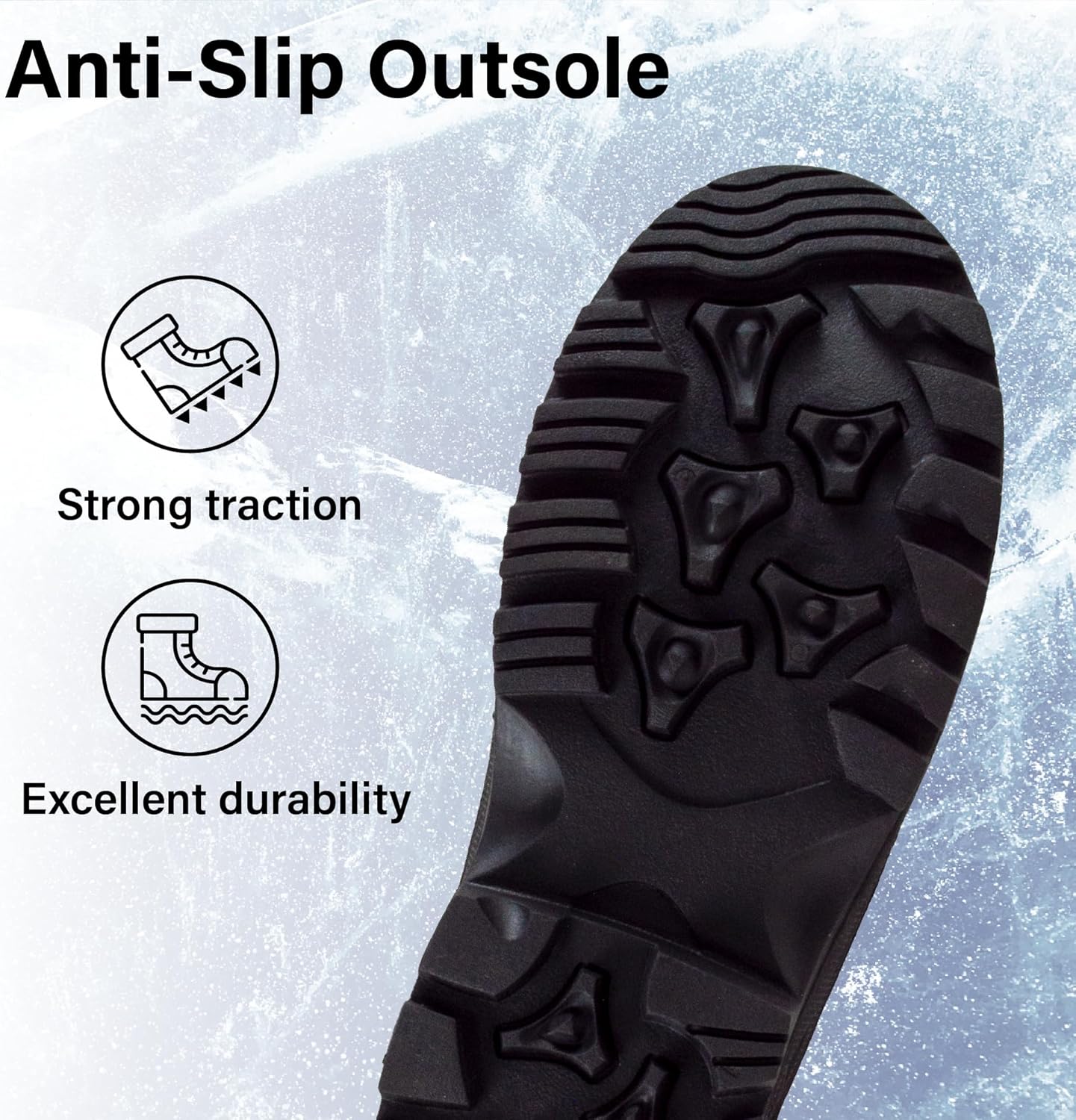 Ice Fields Clara Snow Winter Boots for Women, Warm, Insulated, Waterproof Shell, Faux Fur Lined Cuff - Image 5