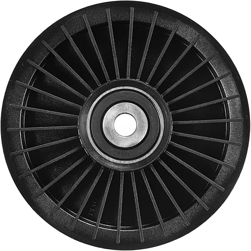 Miniatura 7 de X AUTOHAUX 6112340193 Polea de guía de desviación de polea tensora de correa de transmisión para Mercedes-Benz CLS 550 2012-2018