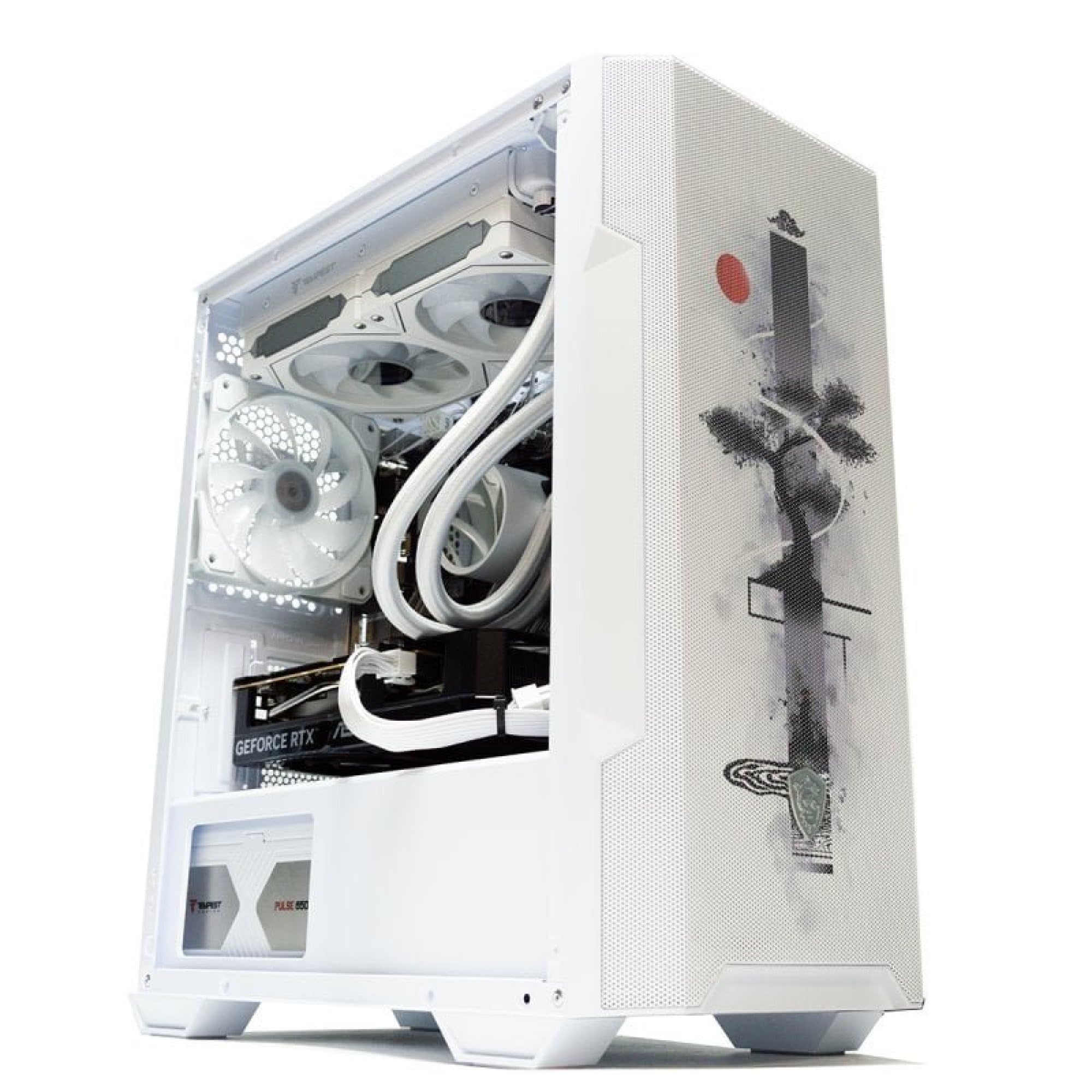 PcCom Ready Gaming PC Ryzen 7 5800X, RTX 5060, 32GB RAM, 1TB SSD M.2, PC Sobremesa Gaming Blanco Alto Rendimiento 4K, Japan Edition
