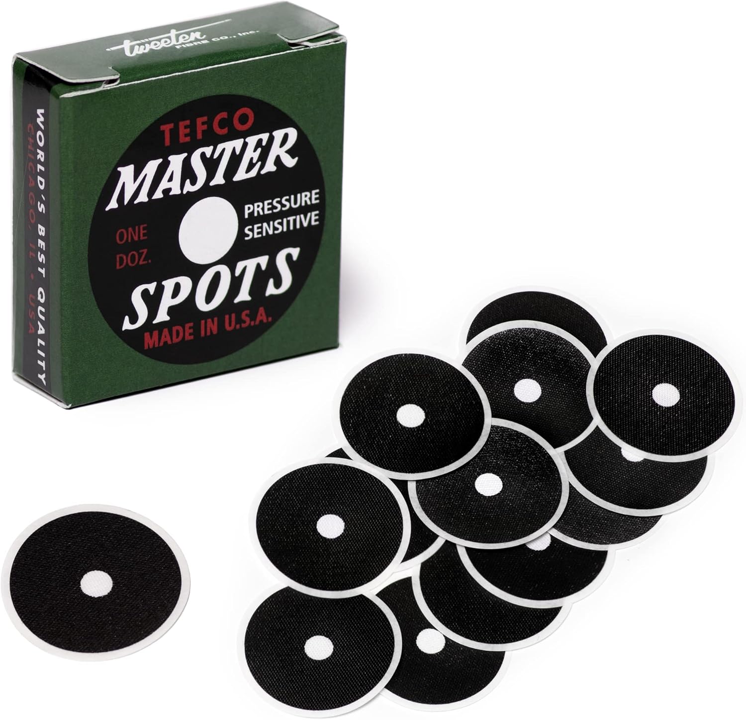 Amazon.com: Tweeten Tefco Master Pool Billiard Table Spots 12 pcs/1 Box ...