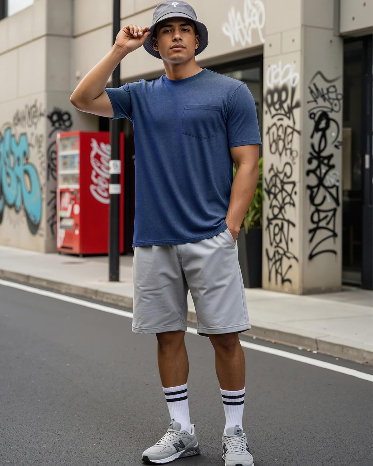 Post Shoulder Surgery Recovery Shirts for Men - Tear Away Snaps Adaptive Chemo Port & Rotator Cuff Shirt Short Sleeve - Image 3