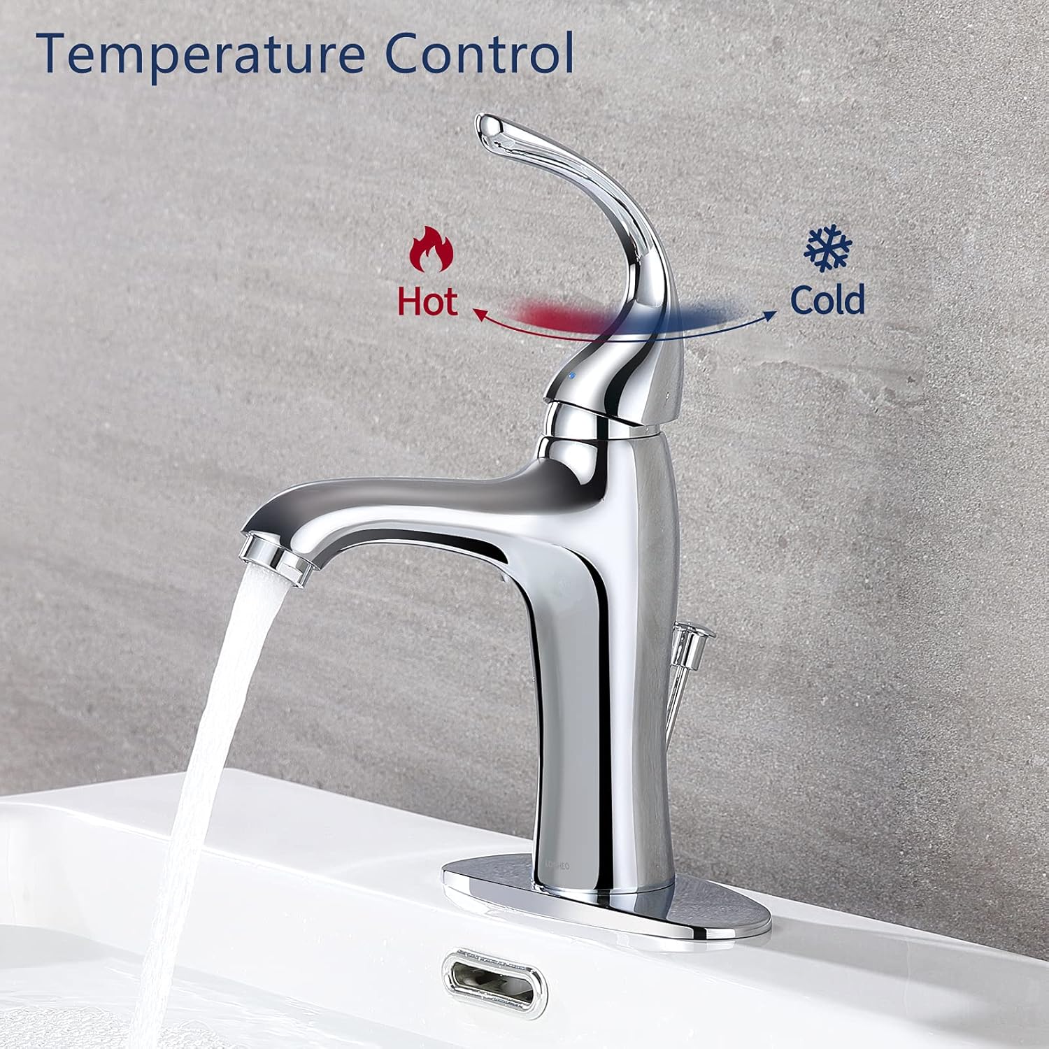 Buy Bathroom Faucet Chrome 1 or 3 Hole, Lonheo Bathroom Sink ...