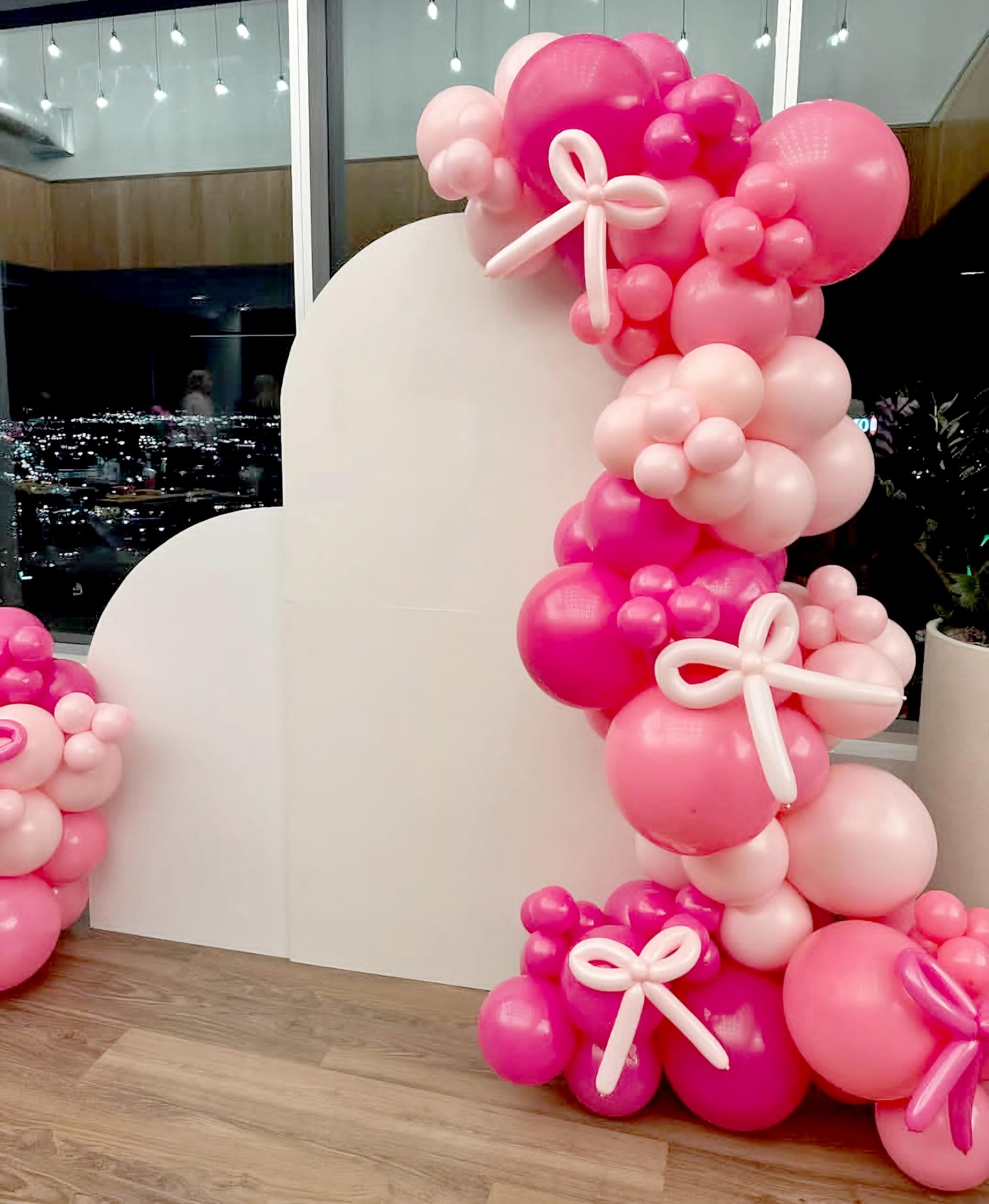 Pinke Luftballons, 60 Stück, 30,5 cm, Hot Pink, Metallic, Partyballons für Mädchen, Frauen, Babyparty, Prinzessin, Valentinstag, Hochzeit, Geburtstag, Party-Dekoration