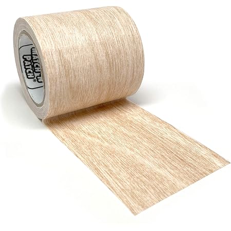 MATCH 'N PATCH Realistic Leather Repair Tape - Brown Self-Adhesive Tape For Furniture, Car Seats, Jackets & More - 15' X 2.25"