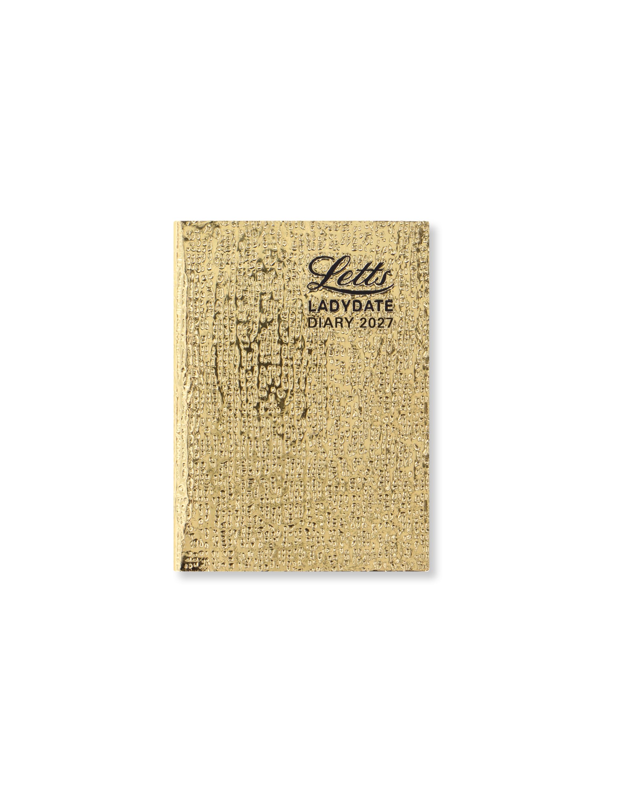 Letts of London Ladydate Mini Pocket week to view 2027 diary - Gold 27-TLADYG