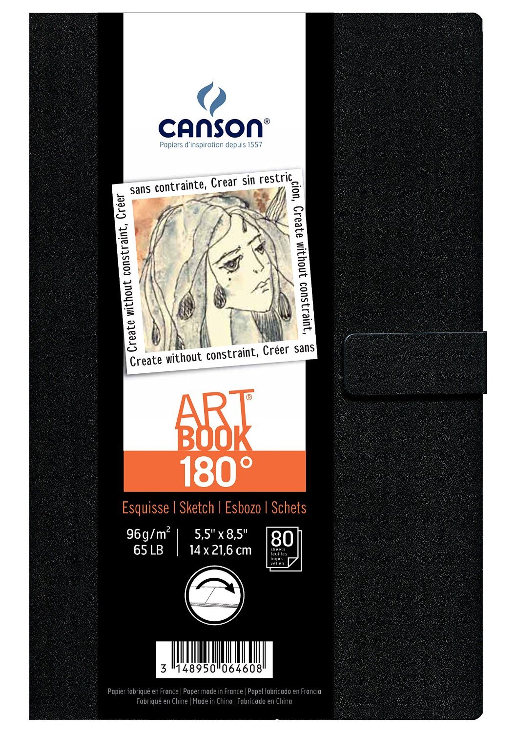 アート本 Amazon.co.jp: CANSON アートブック 180°スケッチ用紙 (角丸