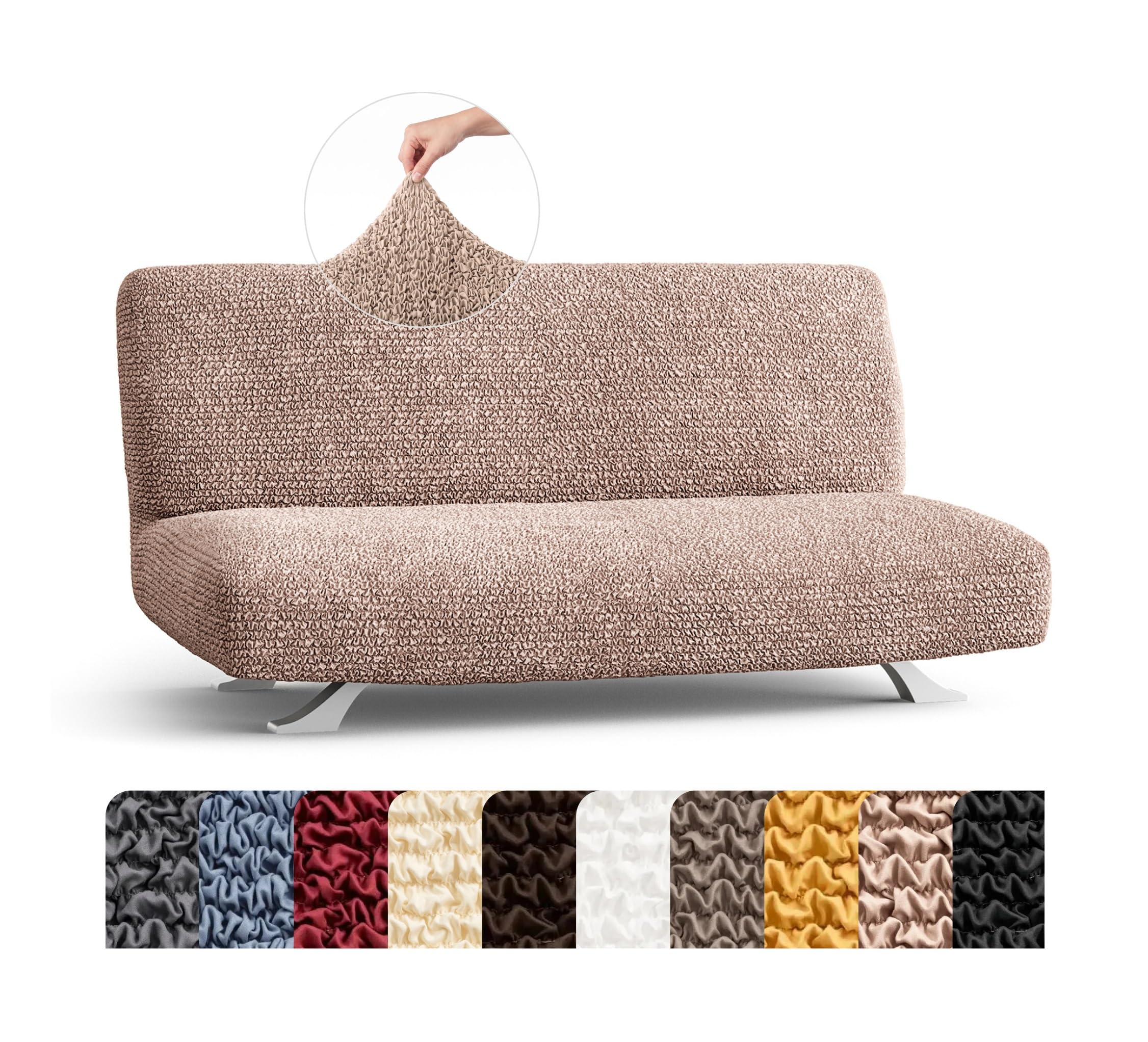 PAULATO BY GA.I.CO. Bi-Elastic Futon Couch Slipcover