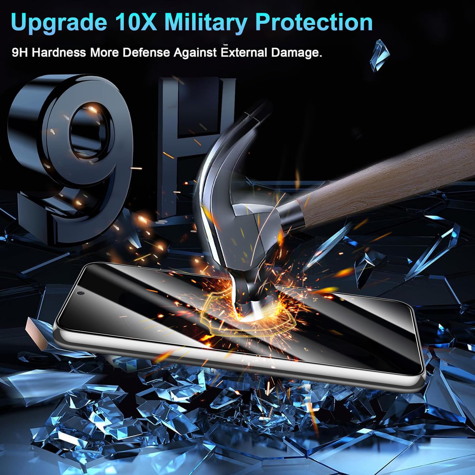 Coiwxmoi Privacy Pellicola Protettiva per Xiaomi 11T/Xiaomi 11T Pro 5G 2 Pezzi Vetro Temperato Anti-spia Durezza 9H Senza Bolle Anti-Graffio Ultra Resistente Anti-Spy Anti-Impronta Protezione Schermo