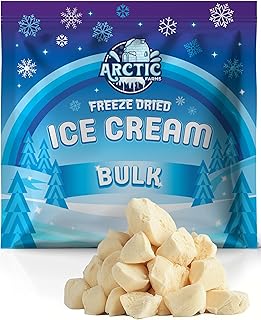 Arctic Farms Freeze Dried Ice Cream Bits Bagged and Boxed - Does Not Melt (1lb, Cake Batter)