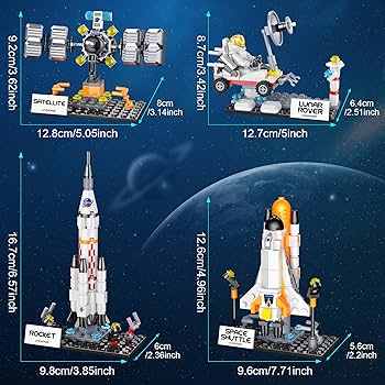 Amazon.co.jp: スペースシャトル探査組み立てセット、ロケット