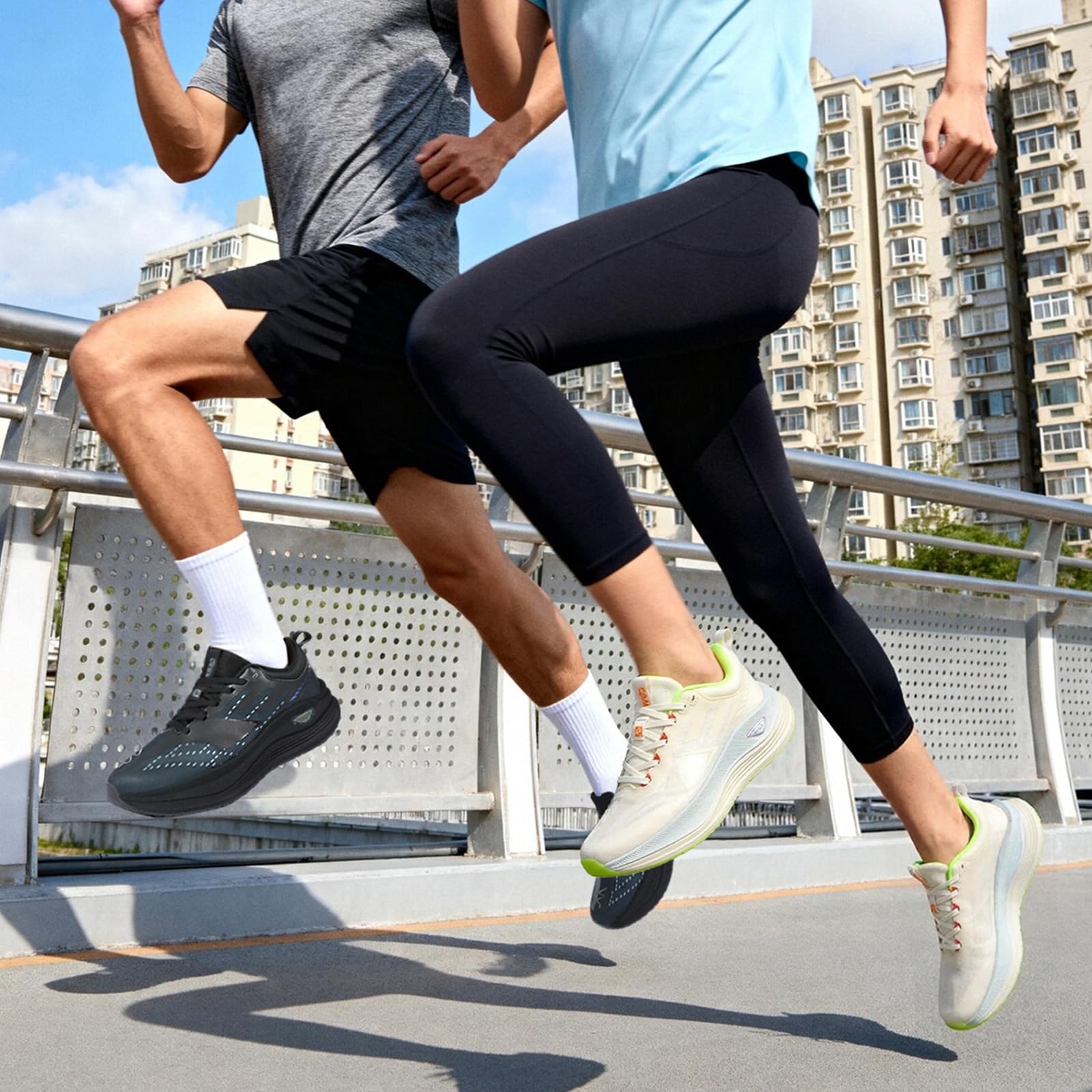 Scarpe da corsa da uomo Daman, leggere, scarpe da ginnastica unisex, traspiranti, comode, da corsa, da jogging, antiscivolo, suola