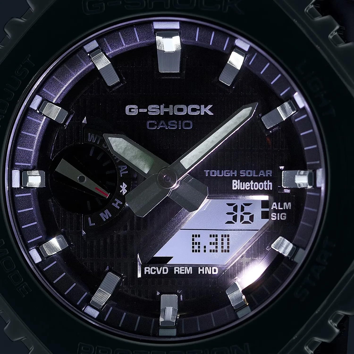 Casio Herren Analog Digital Quarz Armbanduhr G-Shock G-Steel