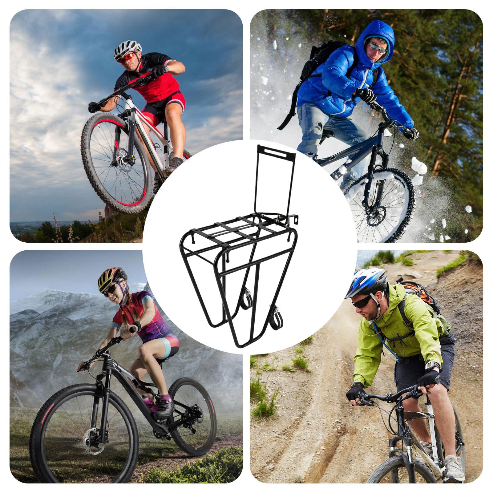 Portaequipajes para Bicicleta de Montaña Soporte para Bicicleta
