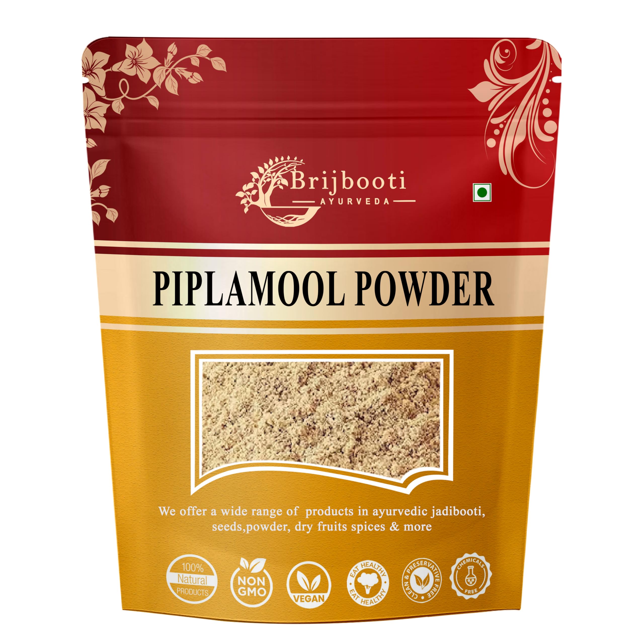 Brijbooti Pipla Mool Powder (200 gm) | Piplamool Dampa | Piplamool Powder | Peepla Mool Powder (B09P5M9GML) Amazon Price History, Amazon Price Tracker