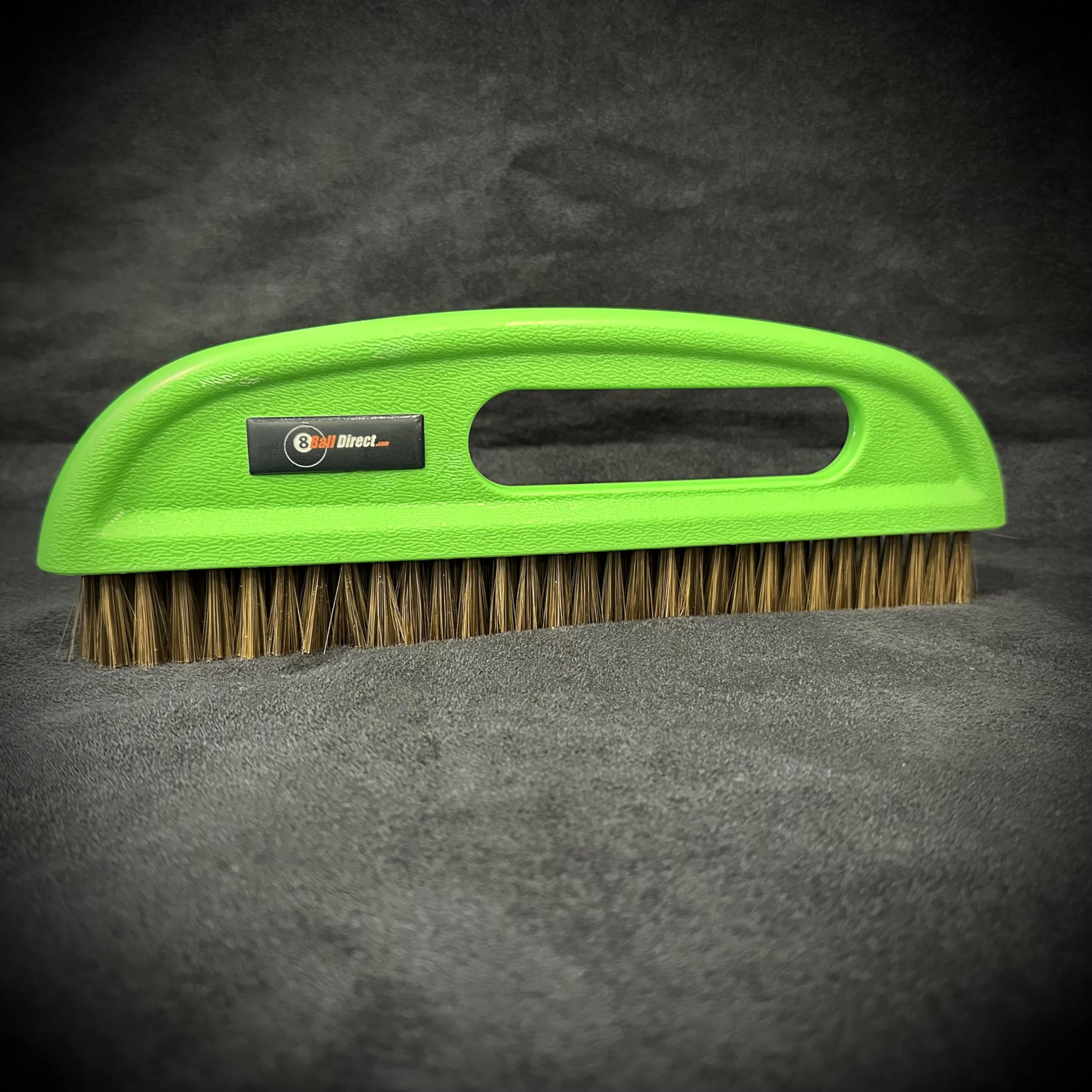 8 Ball Direct Green Horsehair Pool Table Rail Brush/Pool Table Under Cushion Brush - Pool, Snooker, Billiards (Green)
