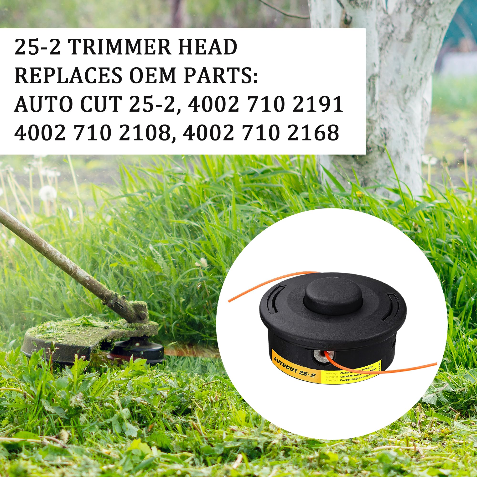 Cabezal de recortadora 25-2 4002 710 2191 apto para Stihl AUTOCUT