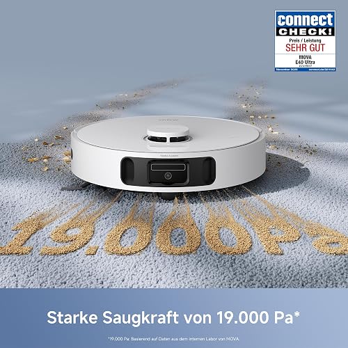 MOVA E40 Ultra Robot aspirateur avec Station d'entretien Automatique - 2