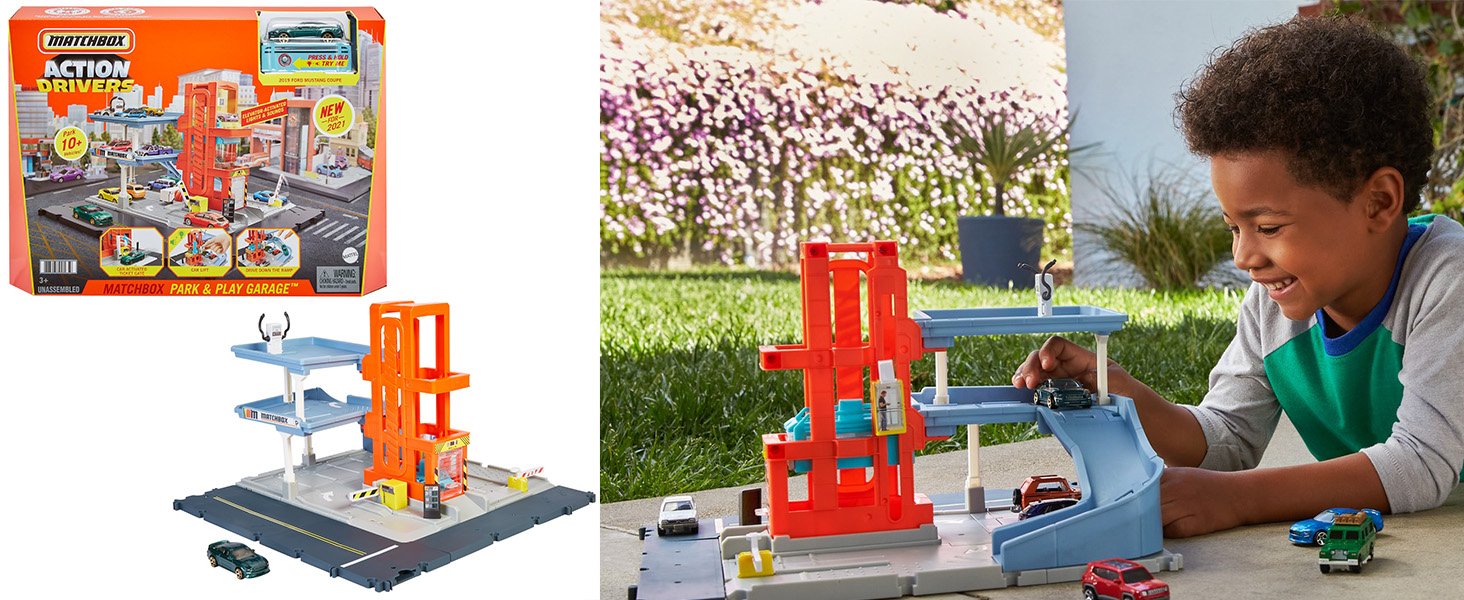 Amazon | マッチボックス(Matchbox) パーキングステーション