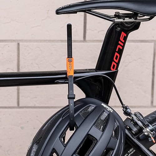 Miniatura 6 de CXWXC Cerradura de amarre con cremallera, 4 dígitos combinados para casco de bicicleta, motocicleta, patineta, esquís, snowboard, cochecito y