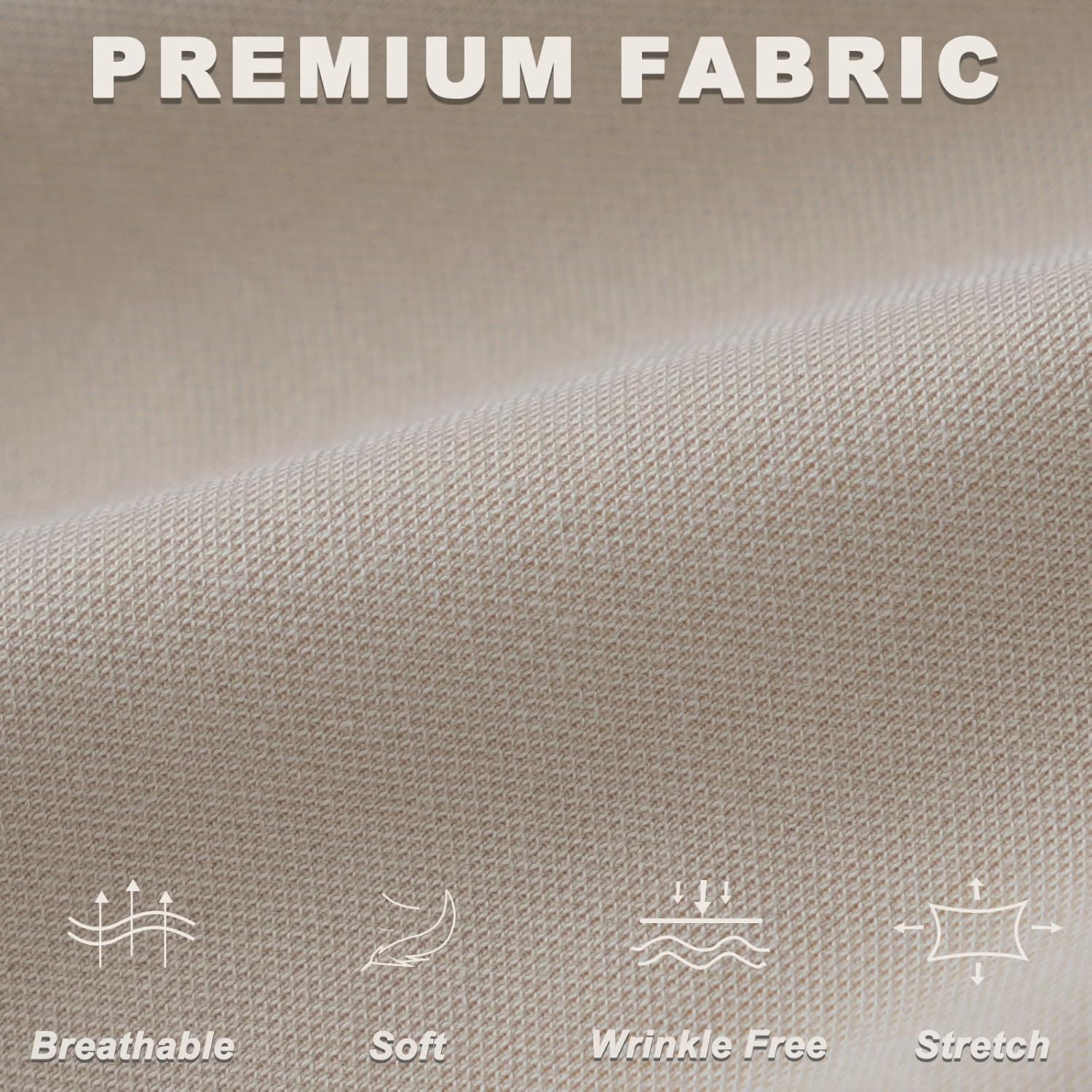 iChosy Women's Stretchy Straight Leg Dress Work Pants Business Office Casual Slacks with Pockets - Image 7