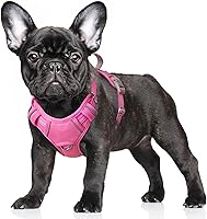Vista 18 de BARKBAY Arnés para Perro Sin Tirones Talla Grande Arnés Reflectante para Perro con Clip Frontal y Asa de Control Fácil para Caminar Entrenar Correr