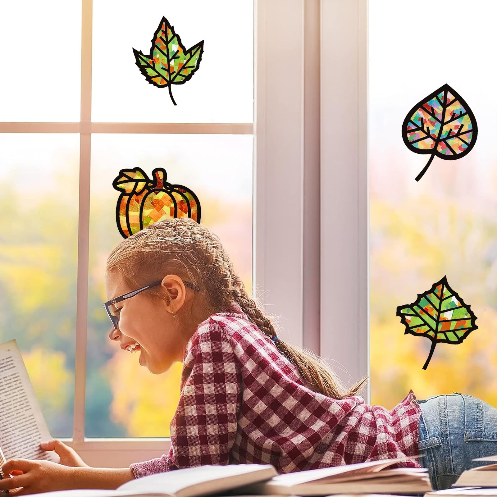 Set Decorazioni Autunnali Fai Da Te - 12 Pezzi Per Bambini, Attività Creative Per Festività