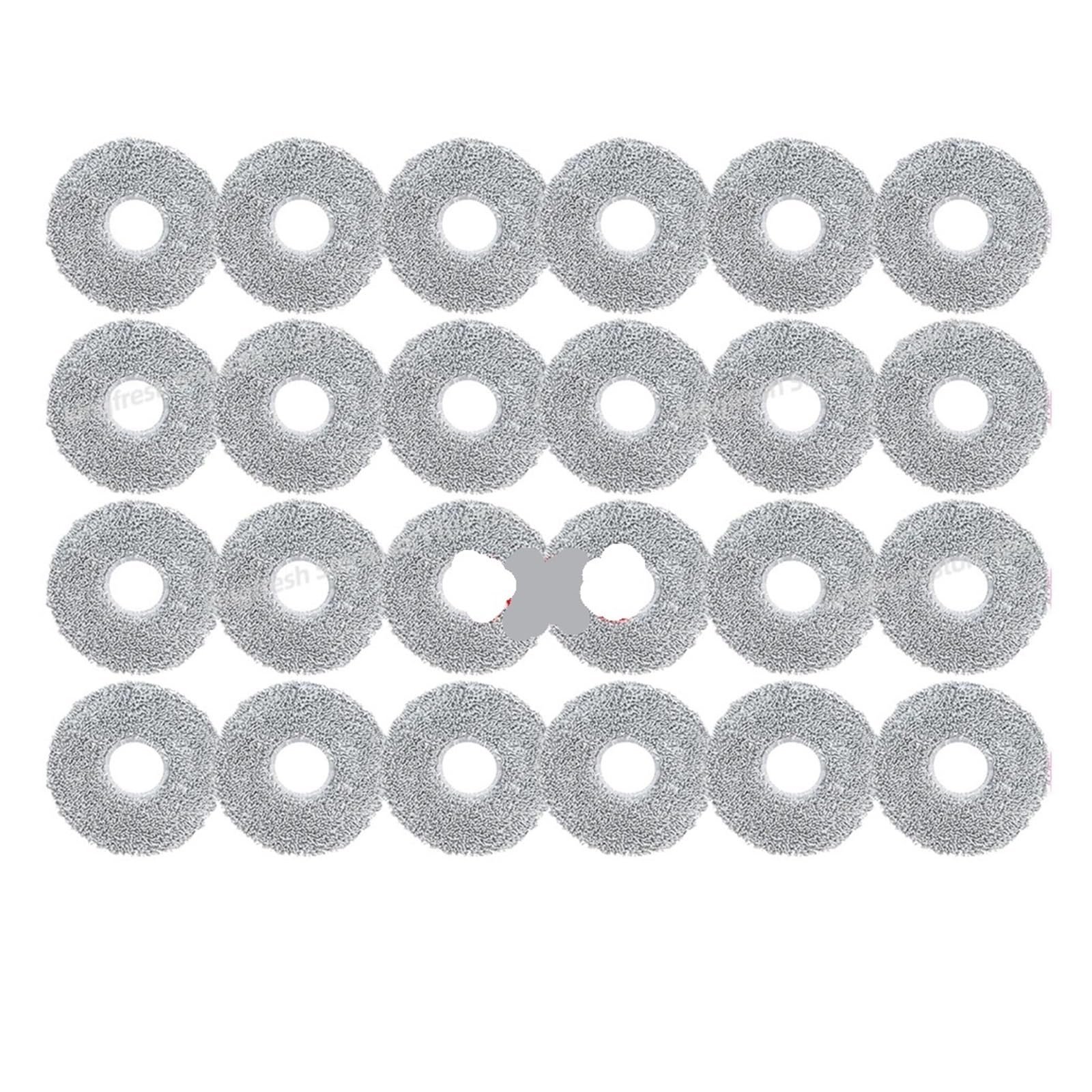 Compatible For Cecotec ，Compatible For Conga，9590 / 9990 / 10090 AI Spin Revolution Ultra Power Home Vacuum Parts Mop Cloth Mop Pad(30 Mops)