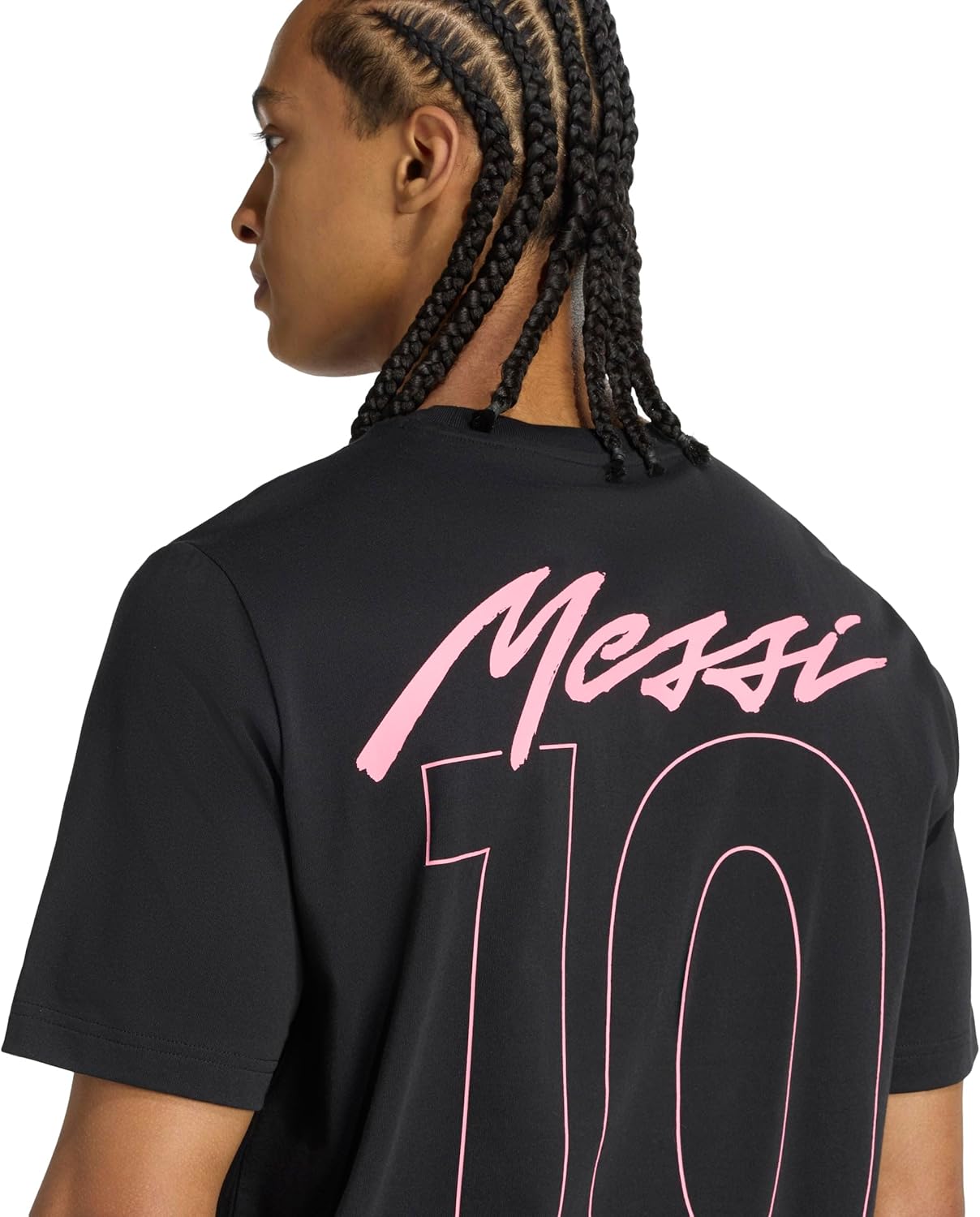 Adidas Mens Messi Graphic T-Shirt - Image 4