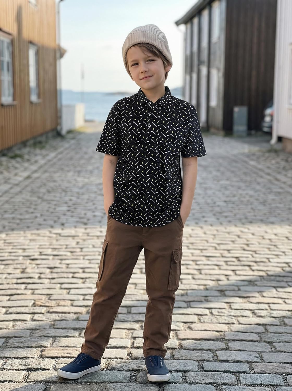 SELINK Golf Shirts for Boys Short Sleeve Dry Fit Moisture Wicking Polo Shirt Performance Sport Active Shirt - Image 7