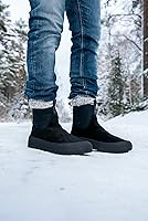 Vista 6 de Icebug Dala Biosole - Botas de invierno de piel de gamuza con suela de agarre