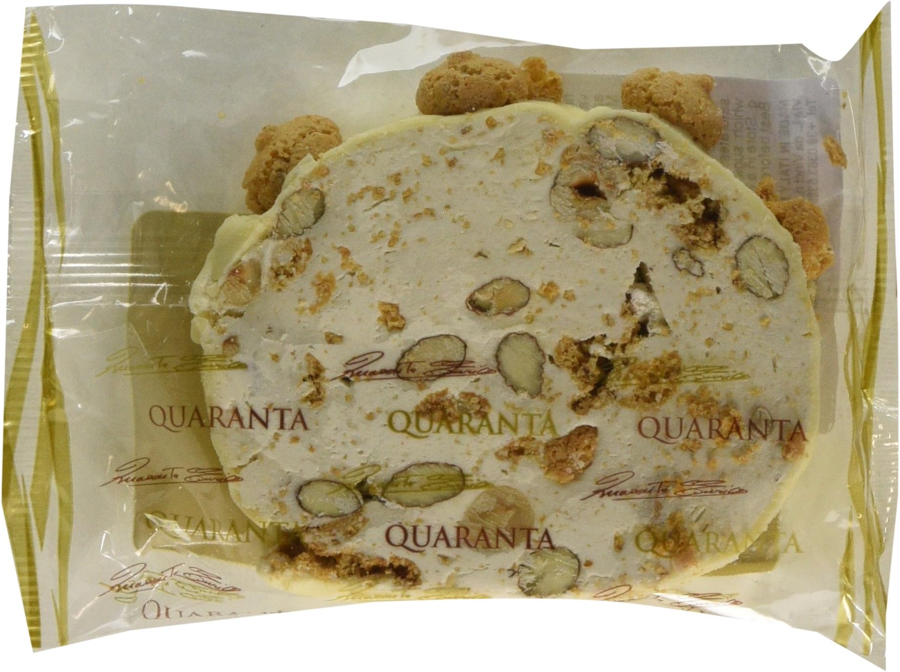 Quaranta Amaretto and White Chocolate Nougat Roll 150 g (Pack of 2)