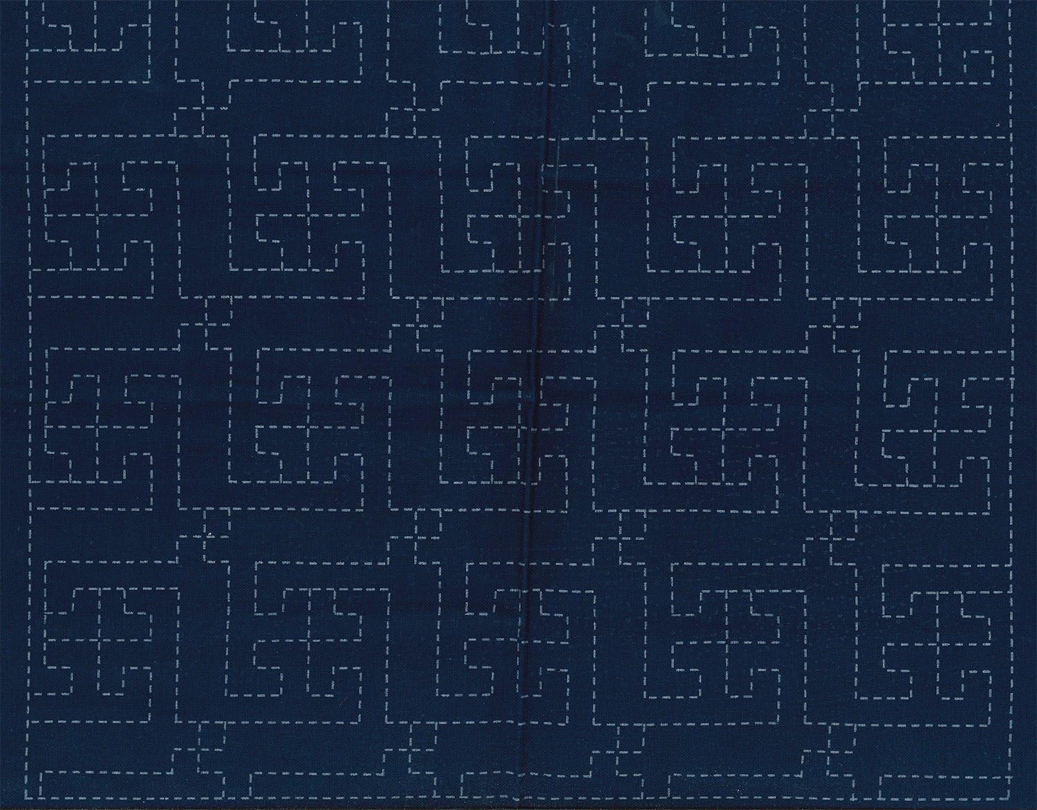 140,000 characters tie Nazca needlework cloth indigo dyeing (japan import)