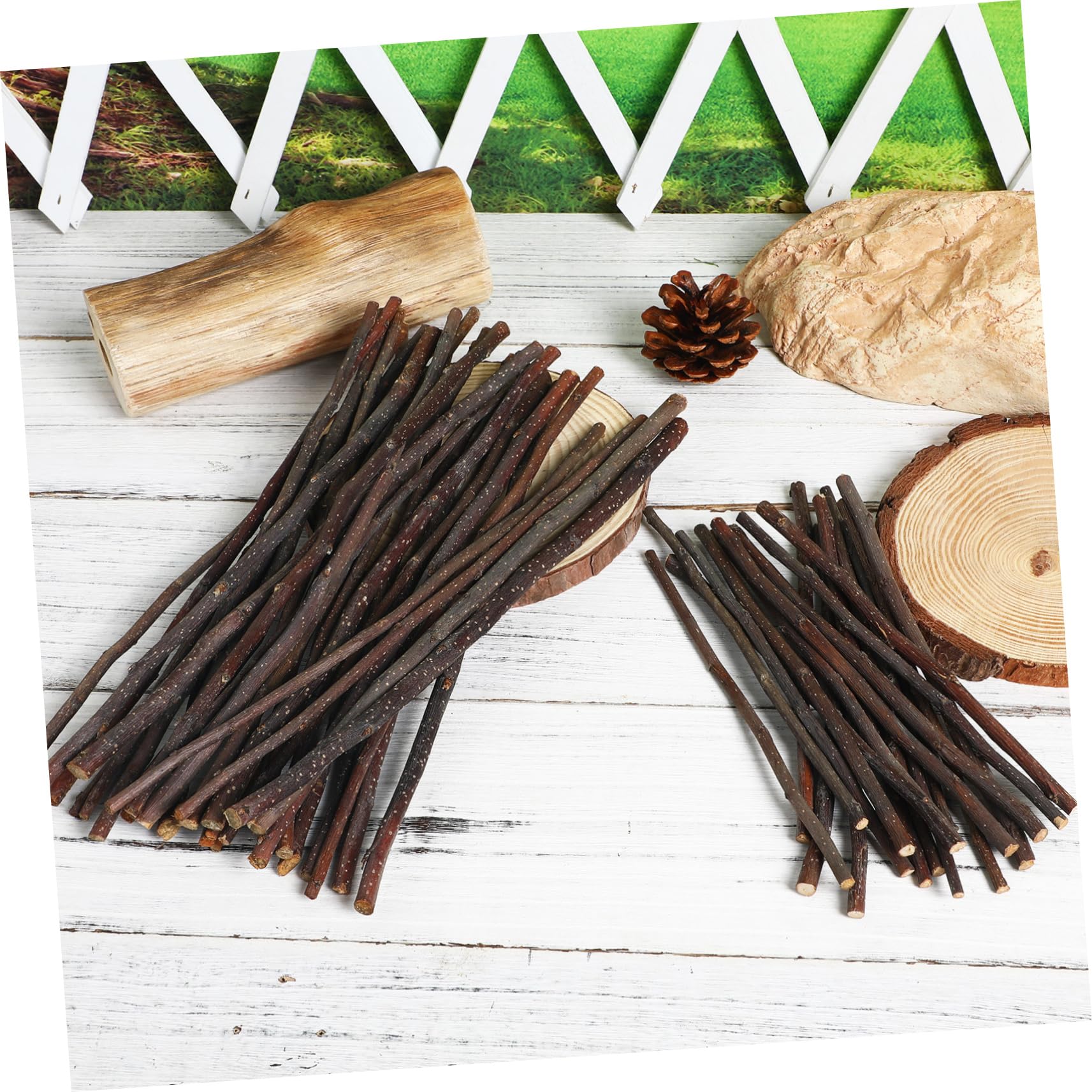 NUOBESTY 250pièces Bâtons Bois Naturel Pour Artisanat Bâtons Bois Pour Décorations Photo Et Projets Diverses Pour Créations Manuelles