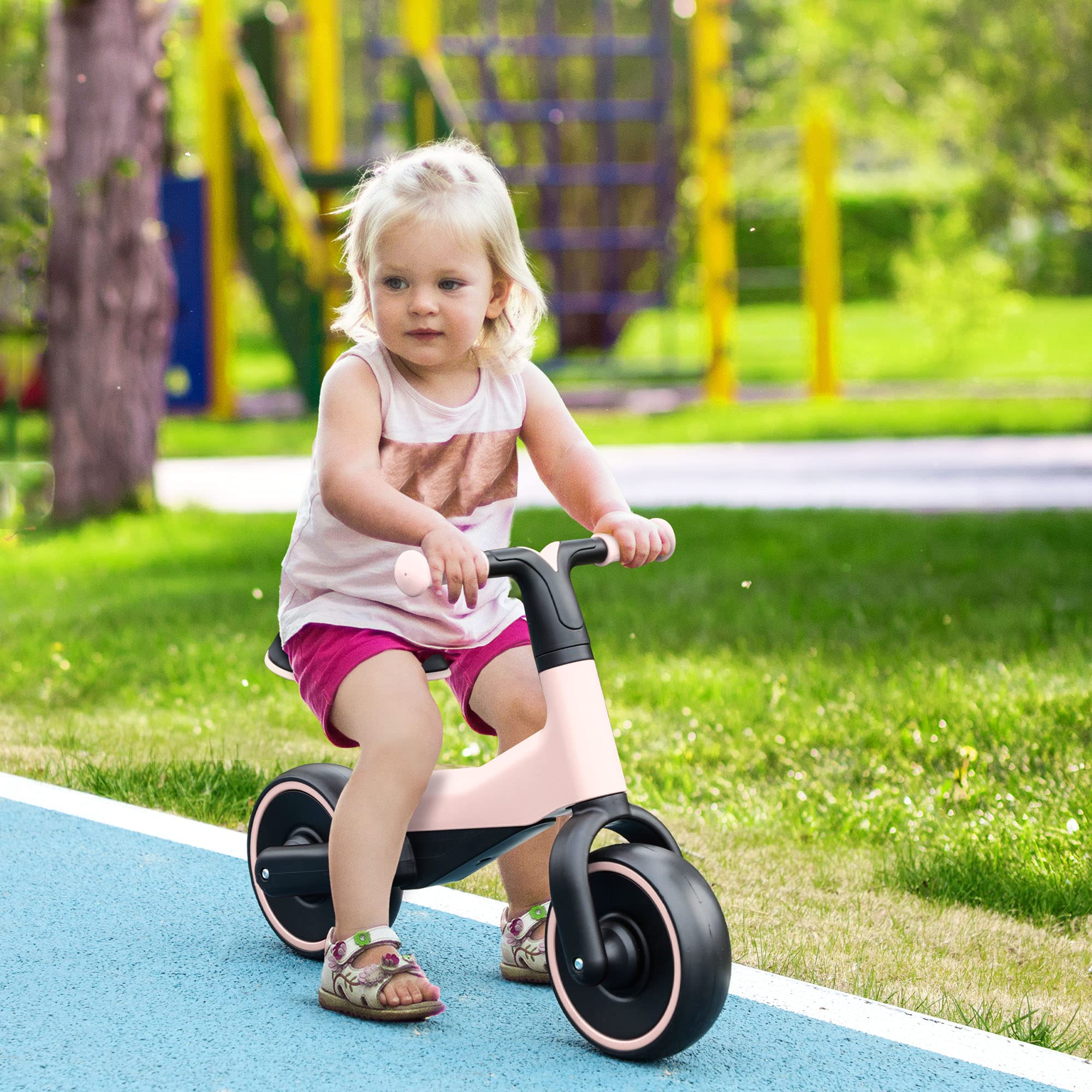 Draisienne bébé 1-3 ans 20 kg vélo enfant sans pédale 3 roues