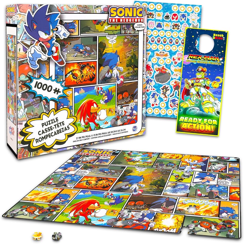 Sonic the Hedgehog Puzzle Set - Bundle with 1000 Pc Philippines | Ubuy