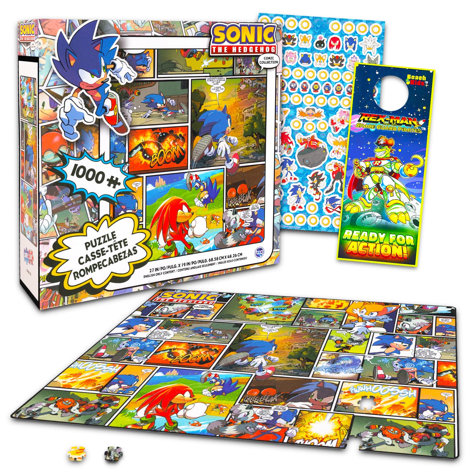 Amazon.com: Sonic the Hedgehog Puzzle Set - Bundle with 1000