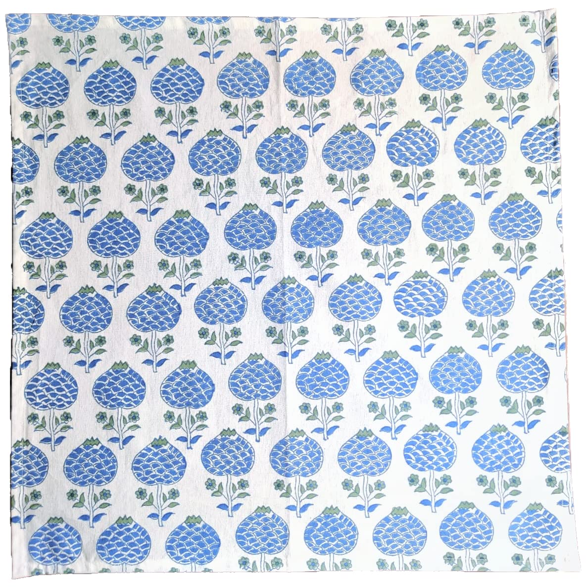 MMSD 'Olive' Home Len 100% bawełna serwetki obiadowe - 50 x 50 cm (białe) oversize - zestaw 6 szt. - ręcznie wykonane ze złotą krawędzią - miękkie designerskie serwetki - idealne na Boże Narodzenie