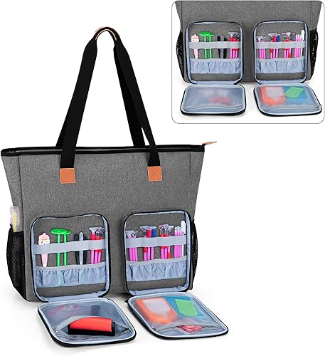 Miniatura 2 de LUXJA Estuche de transporte para accesorios de pintura de diamantes y almohadilla de luz A3, bolsa de pintura de diamante para caja de luz A3 y B3