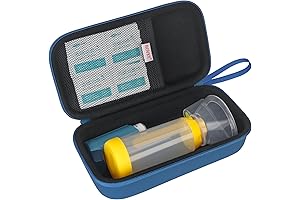 BOVKE Travel Case for Inhaler Chamber Adults