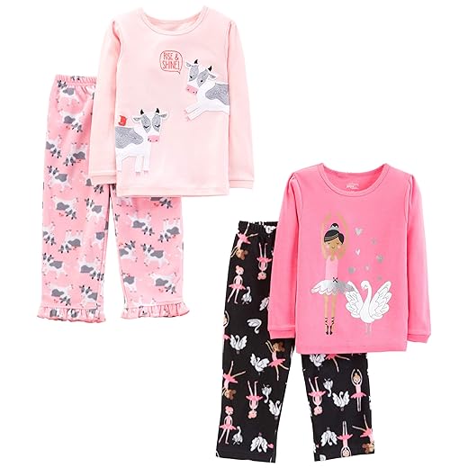 Simple Joys by Carter's baby-girls 4-piece Pajama Set