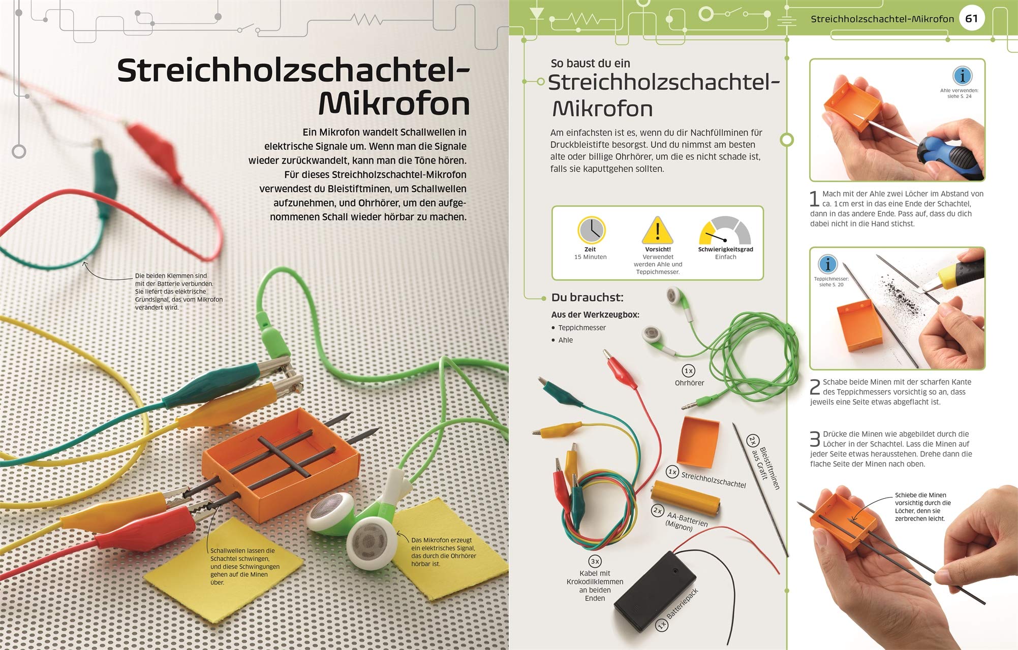 Die Erfinder-Werkstatt: Tolle Projekte aus Schaltkreisen und Leuchtdioden